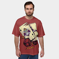 Футболка оверсайз мужская One Piece, цвет: 3D-принт — фото 2