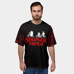 Футболка оверсайз мужская STRANGER THINGS, цвет: 3D-принт — фото 2