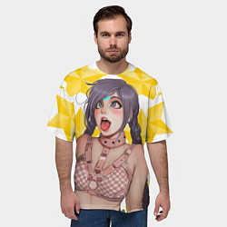 Футболка оверсайз мужская Aheago, цвет: 3D-принт — фото 2