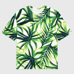 Футболка оверсайз мужская Тропики, цвет: 3D-принт