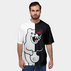 Футболка оверсайз мужская MONOKUMA, цвет: 3D-принт — фото 2