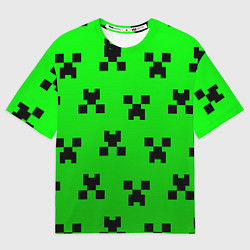 Футболка оверсайз мужская MINECRAFT, цвет: 3D-принт