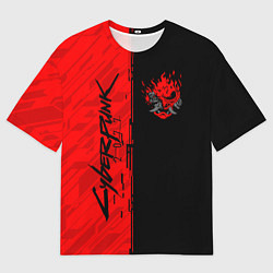 Мужская футболка оверсайз CYBERPUNK 2077