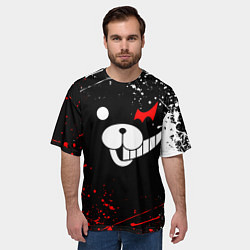 Футболка оверсайз мужская MONOKUMA, цвет: 3D-принт — фото 2