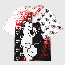 Футболка оверсайз мужская MONOKUMA, цвет: 3D-принт