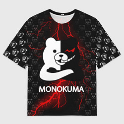 Мужская футболка оверсайз MONOKUMA