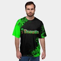 Футболка оверсайз мужская Terraria, цвет: 3D-принт — фото 2