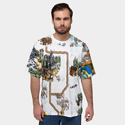 Футболка оверсайз мужская Heroes of Might and Magic, цвет: 3D-принт — фото 2