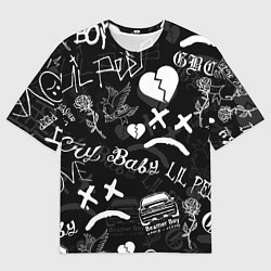 Мужская футболка оверсайз LIL PEEP