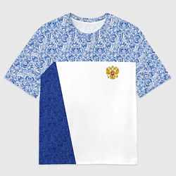 Мужская футболка оверсайз Форма России