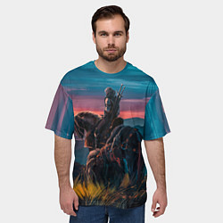 Футболка оверсайз мужская The Witcher, цвет: 3D-принт — фото 2
