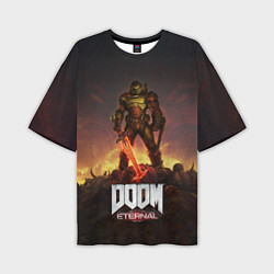 Мужская футболка оверсайз DOOM ETERNAL