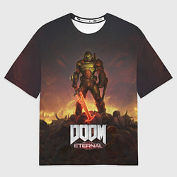 Мужская футболка оверсайз DOOM ETERNAL