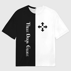 Футболка оверсайз мужская Three Days Grace, цвет: 3D-принт