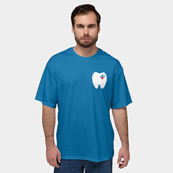 Футболка оверсайз мужская Стоматолог, цвет: 3D-принт — фото 2