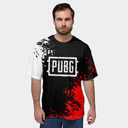 Футболка оверсайз мужская PUBG, цвет: 3D-принт — фото 2