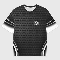 Футболка оверсайз мужская MERCEDES-BENZ, цвет: 3D-принт