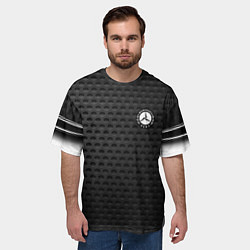 Футболка оверсайз мужская MERCEDES-BENZ, цвет: 3D-принт — фото 2