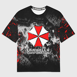 Футболка оверсайз мужская UMBRELLA CORP, цвет: 3D-принт