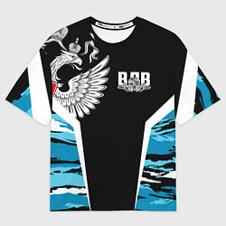 Мужская футболка оверсайз Камуфляж ВДВ