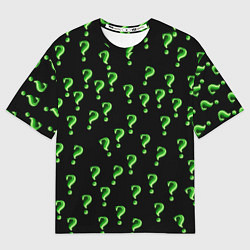 Мужская футболка оверсайз Знак вопроса