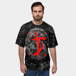 Футболка оверсайз мужская DOOM, цвет: 3D-принт — фото 2