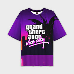 Мужская футболка оверсайз GTA:VICE CITY