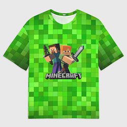 Мужская футболка оверсайз MINECRAFT