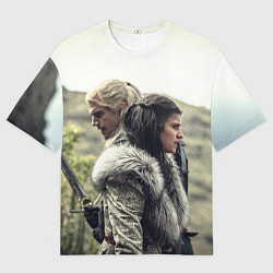 Мужская футболка оверсайз Ведьмак