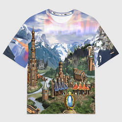 Футболка оверсайз мужская HEROES, цвет: 3D-принт