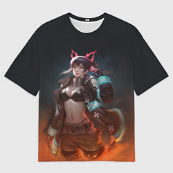 Футболка оверсайз мужская Fire Force, цвет: 3D-принт