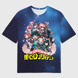 Футболка оверсайз мужская Моя геройская академия, цвет: 3D-принт