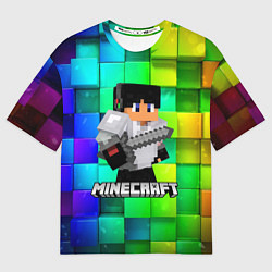 Мужская футболка оверсайз Minecraft Майнкрафт