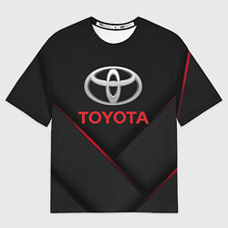 Футболка оверсайз мужская TOYOTA, цвет: 3D-принт