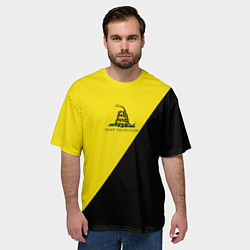 Футболка оверсайз мужская Dont tread on me, цвет: 3D-принт — фото 2