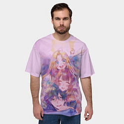 Футболка оверсайз мужская Raphtalia, цвет: 3D-принт — фото 2