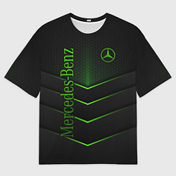 Футболка оверсайз мужская Mercedes-Benz, цвет: 3D-принт