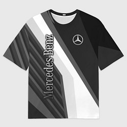 Футболка оверсайз мужская Mercedes-Benz, цвет: 3D-принт