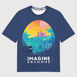 Футболка оверсайз мужская Imagine Dragons, цвет: 3D-принт