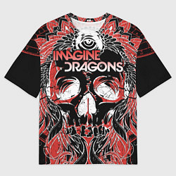 Футболка оверсайз мужская Imagine Dragons, цвет: 3D-принт