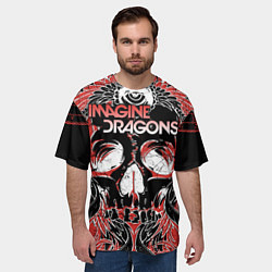Футболка оверсайз мужская Imagine Dragons, цвет: 3D-принт — фото 2