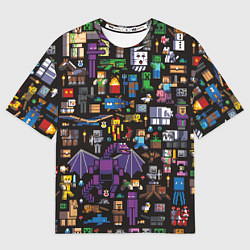 Мужская футболка оверсайз MINECRAFT