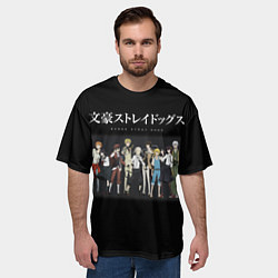 Футболка оверсайз мужская Bungou Stray Dogs, цвет: 3D-принт — фото 2