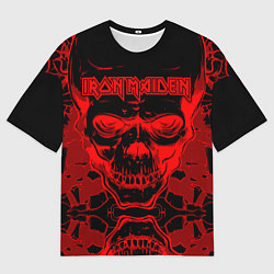 Футболка оверсайз мужская Iron Maiden, цвет: 3D-принт