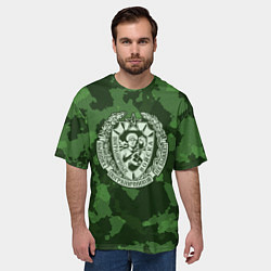 Футболка оверсайз мужская Пограничные Войска, цвет: 3D-принт — фото 2