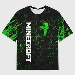 Футболка оверсайз мужская MINECRAFT, цвет: 3D-принт