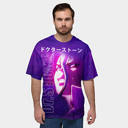 Футболка оверсайз мужская Доктор Стоун, цвет: 3D-принт — фото 2