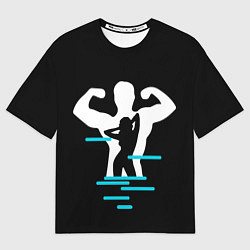 Мужская футболка оверсайз Титан