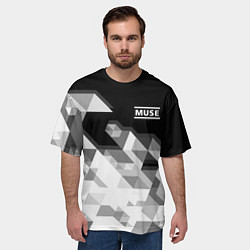 Футболка оверсайз мужская Muse, цвет: 3D-принт — фото 2