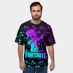 Футболка оверсайз мужская FORTNITE X MARSHMELLO, цвет: 3D-принт — фото 2